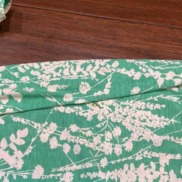 Vintage Lord & Taylor Matti of Lynne green and white belted dress - Picture 3 of 3